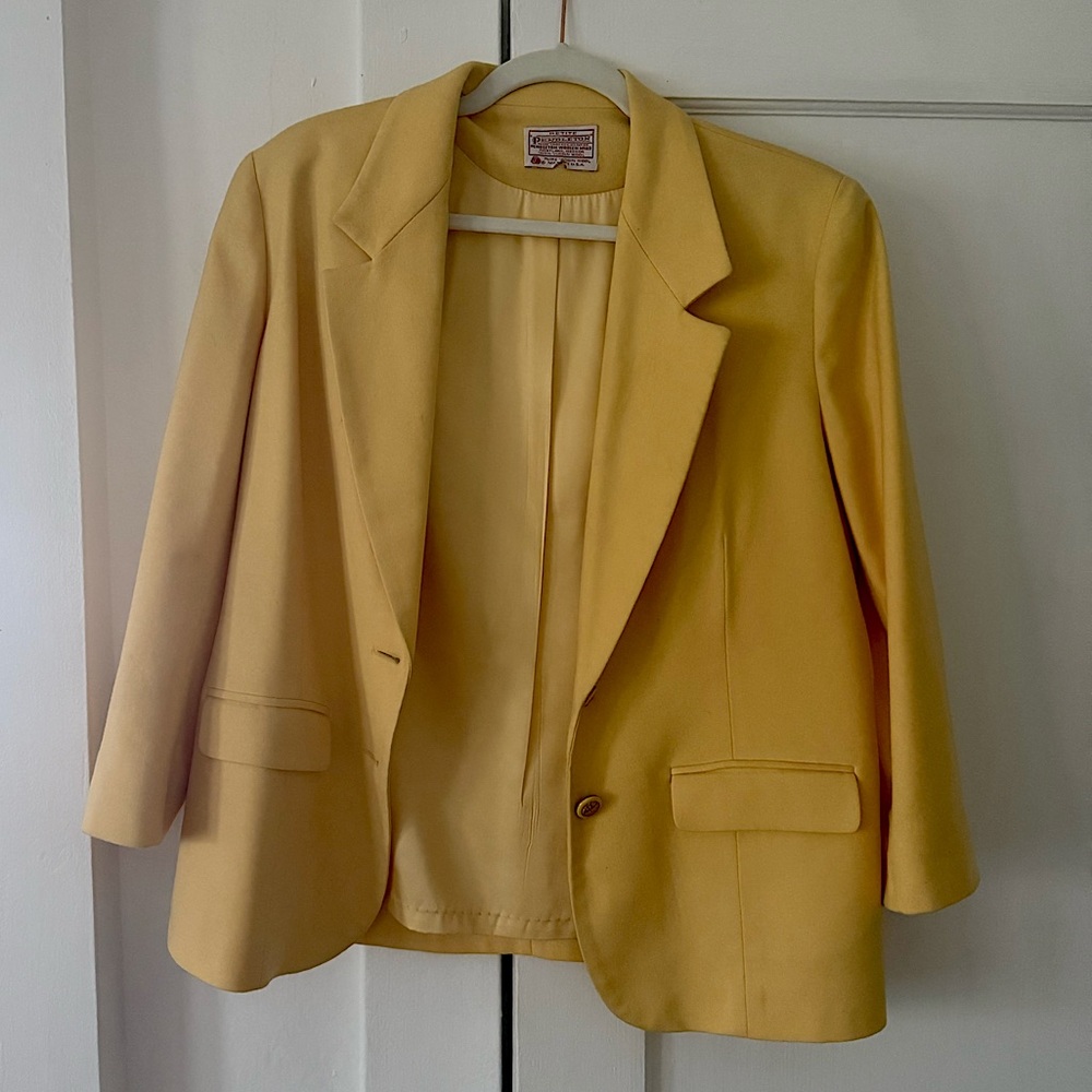 Pendleton Mustard Blazer for Women